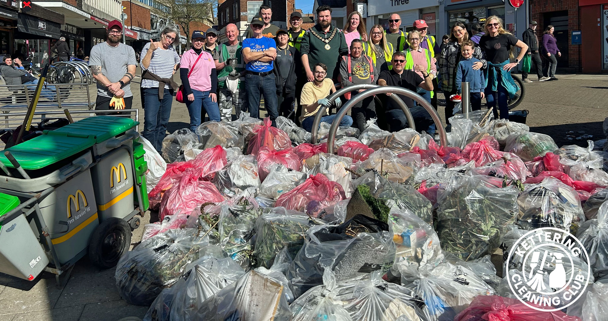Volunteers at the Great Kettering Spring Clean 2026