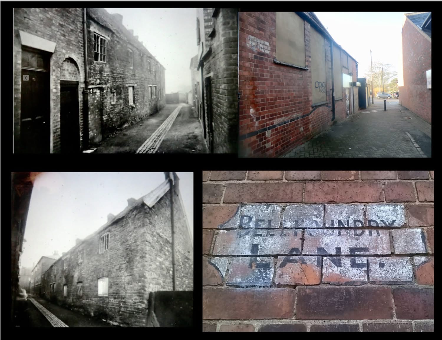Photos of Bellfoundry Lane, past and present